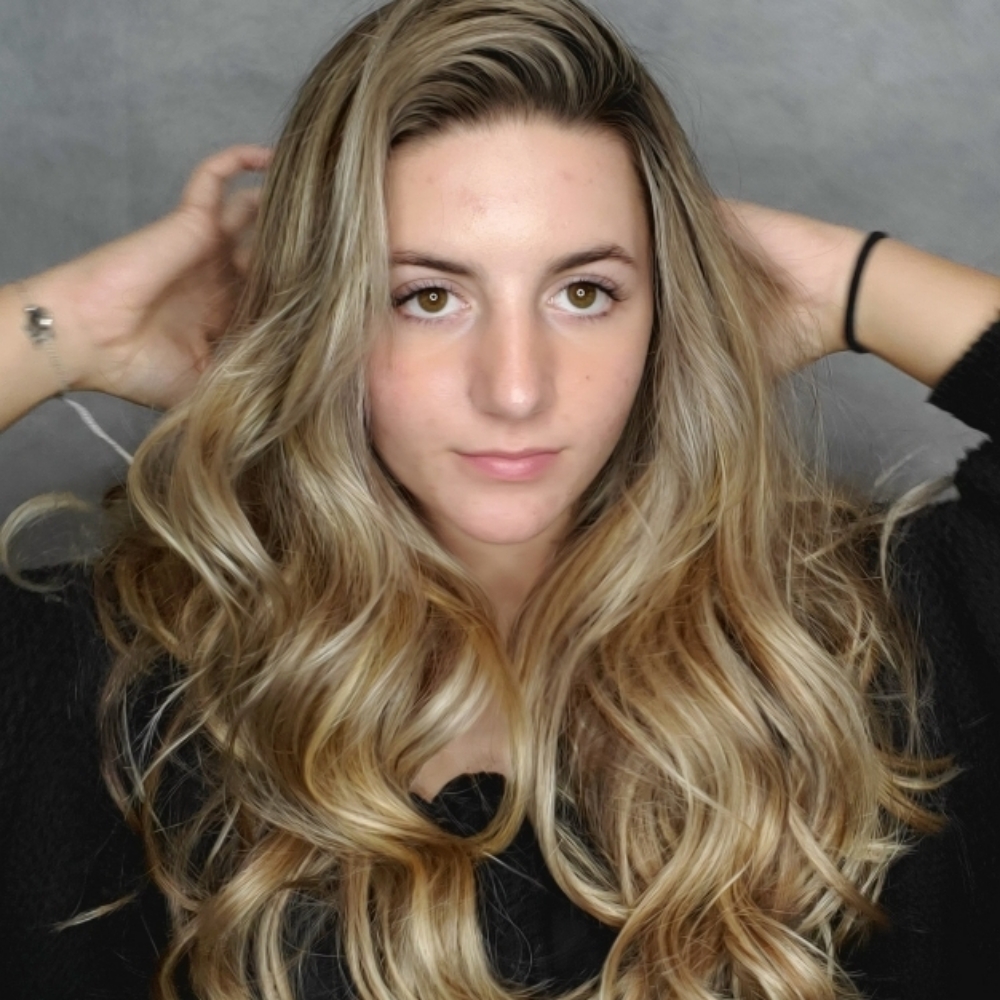 Bombshell Blowout at Hair by Jonelle Nieland in Manteno, IL