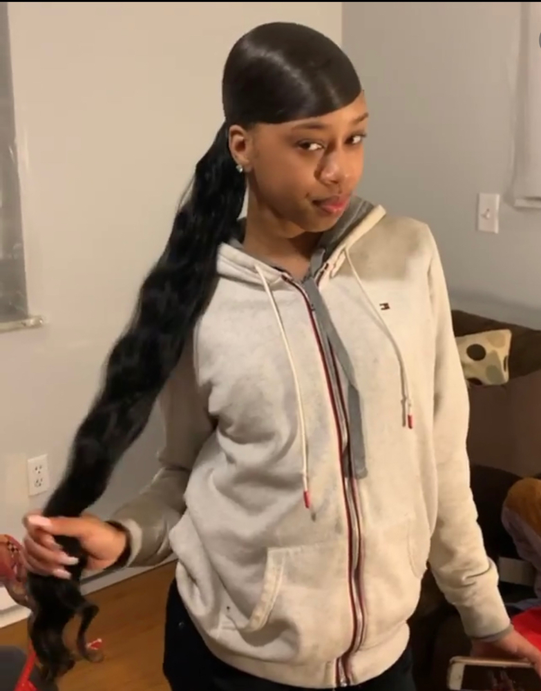 Sleek Ponytails