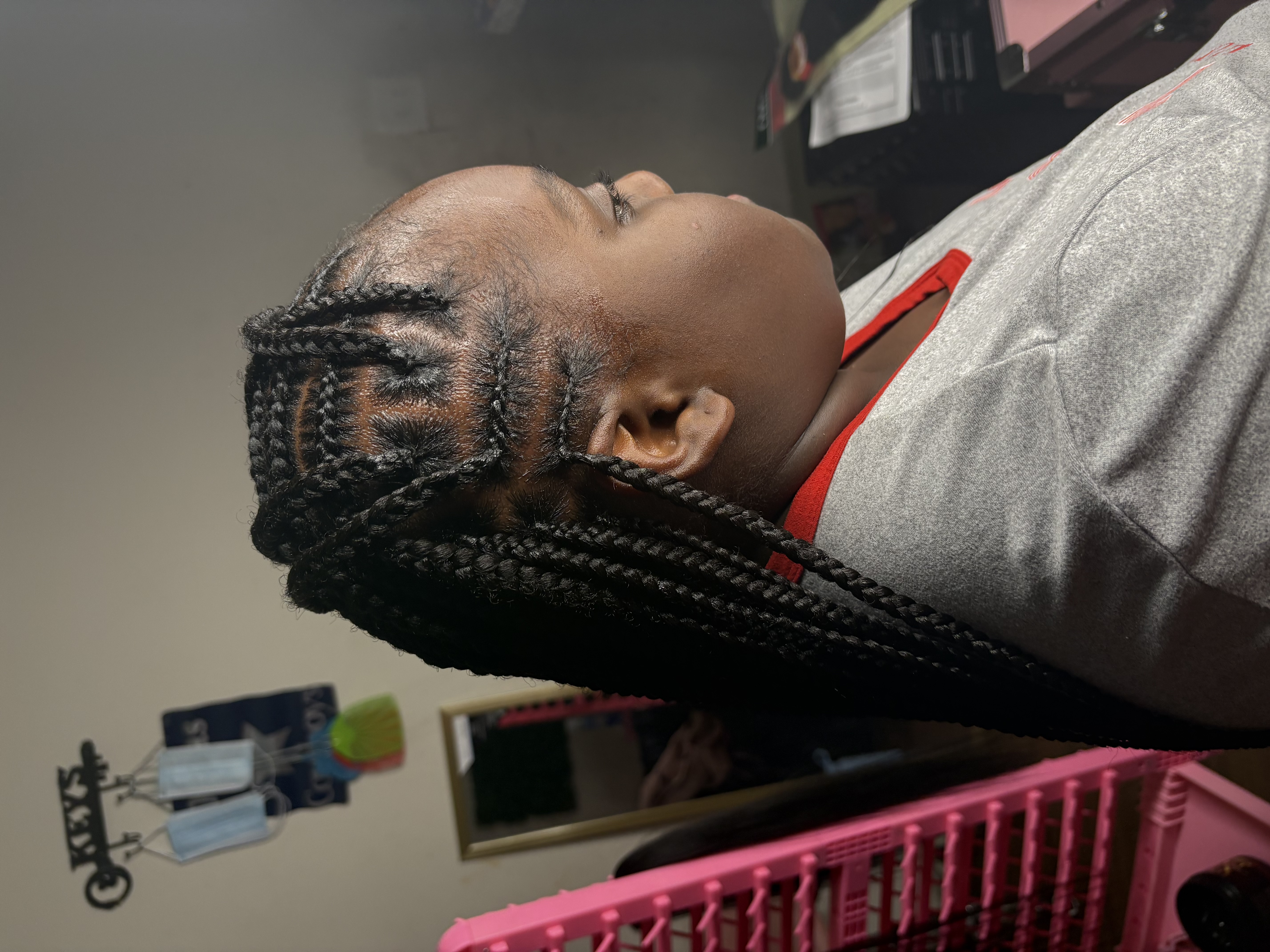 Fulani braids at Keys Beauty in Tupelo, MS