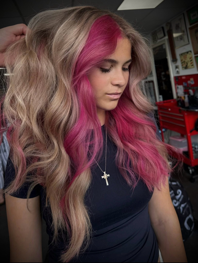 Partial Vivid Color at rissamodestkayhair in Martinsburg, WV