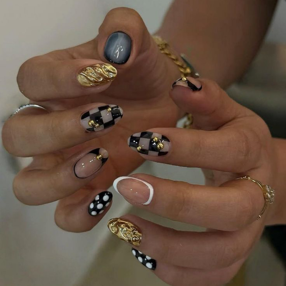 DESIGN TIER 3 -Custom/ Hand Drawn at Ashes To Beauty Nail Studio in Lexington, NC