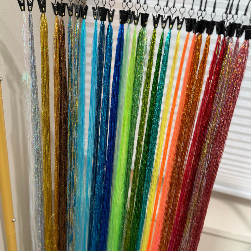 Hair Tinsel at Shear Creations Hair Salon in Elkin, NC