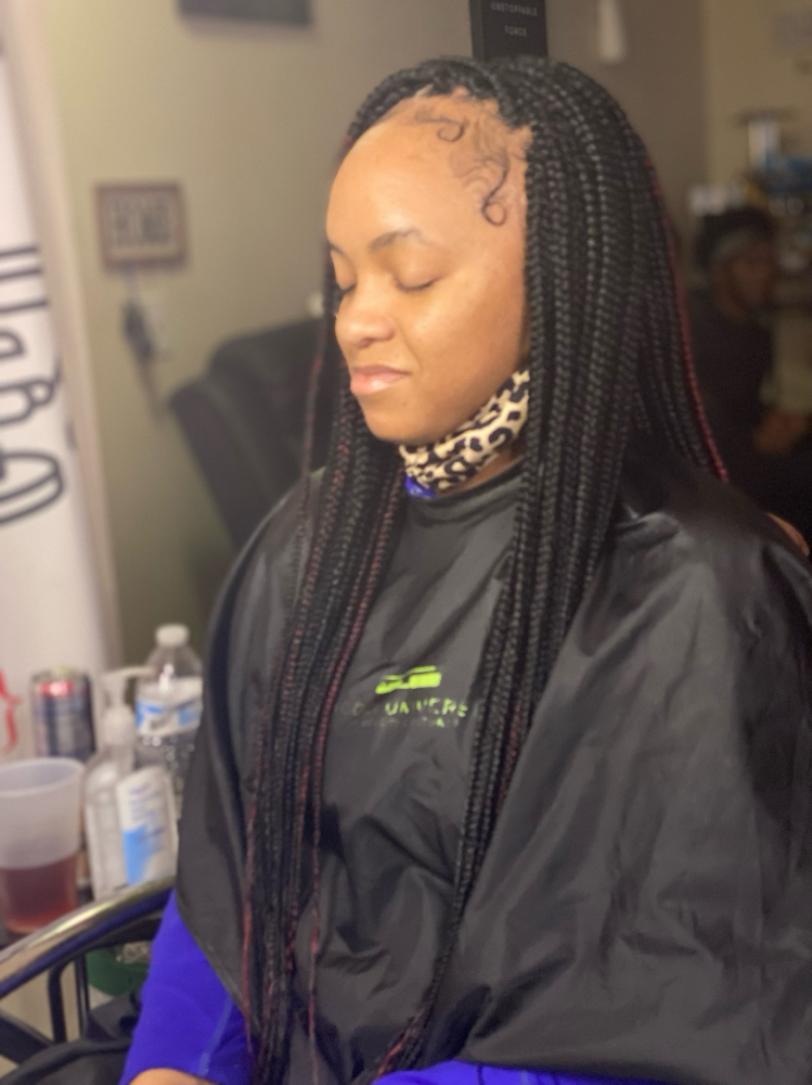 Medium Box Braids