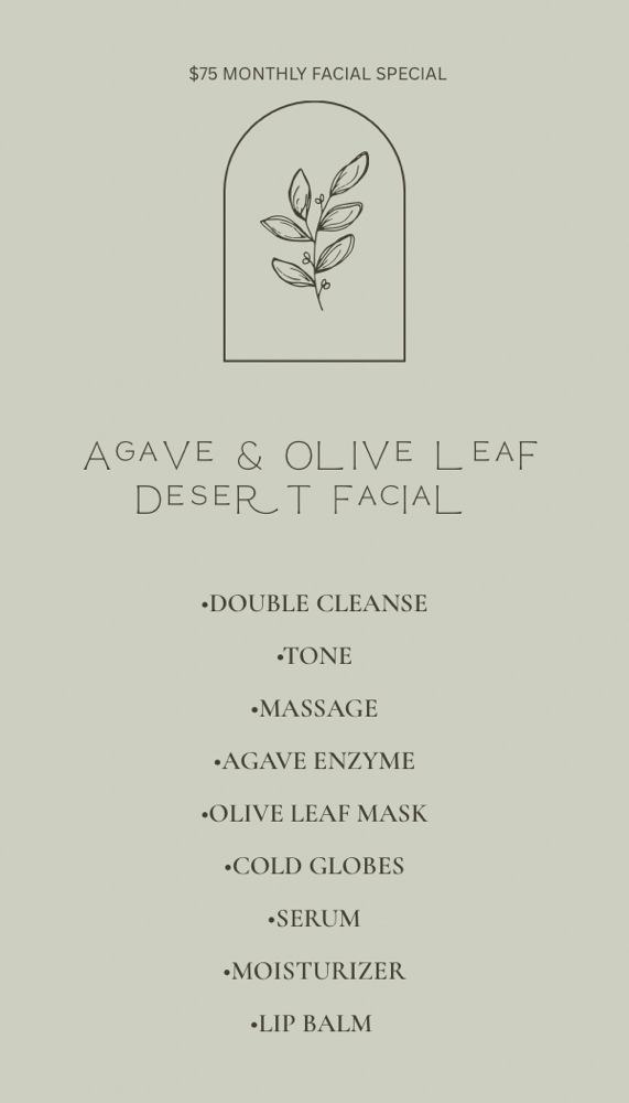 Agave & Olive Leaf Desert Facial at Glow Getter Aesthetics in Dickson, TN