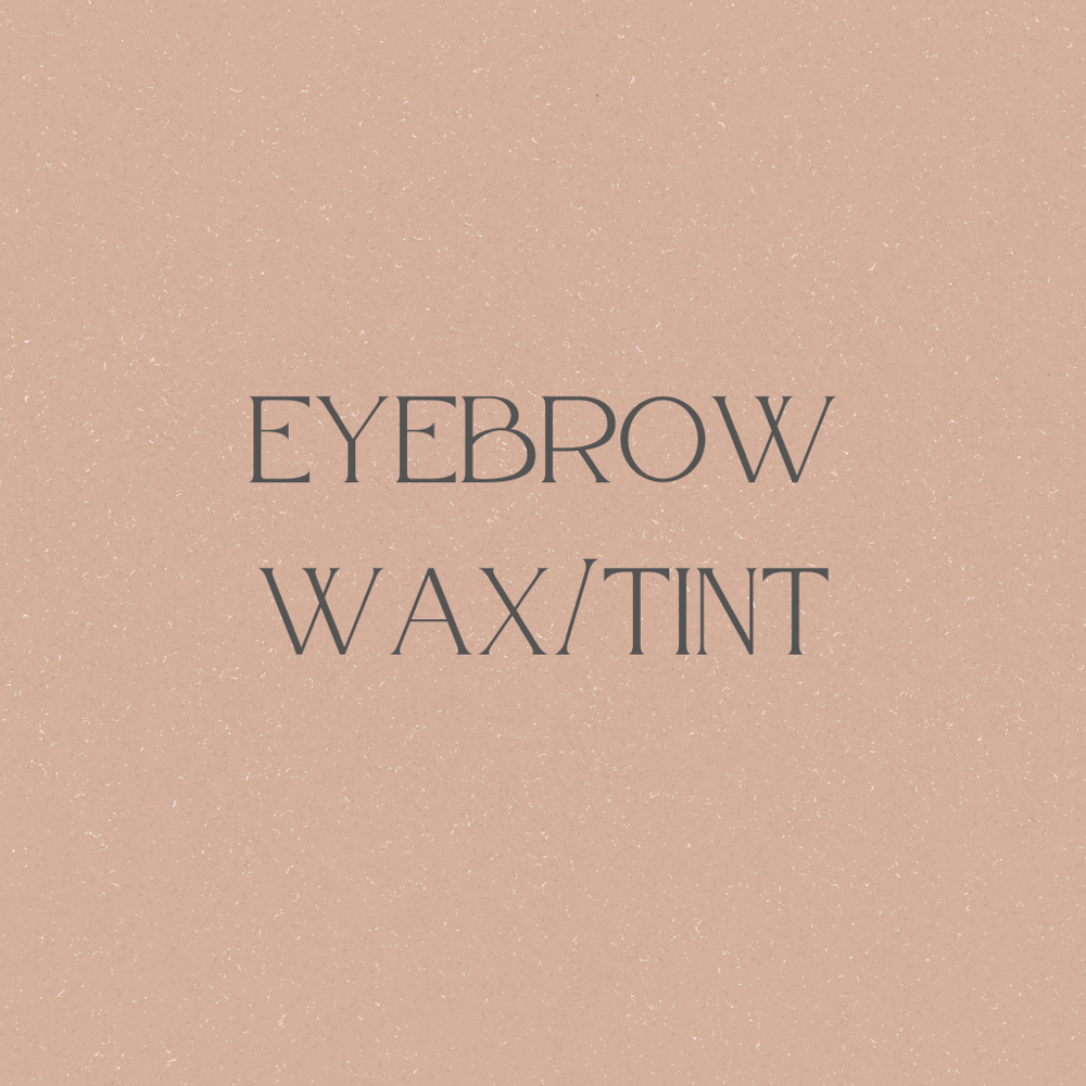 Eyebrow Wax And Tint