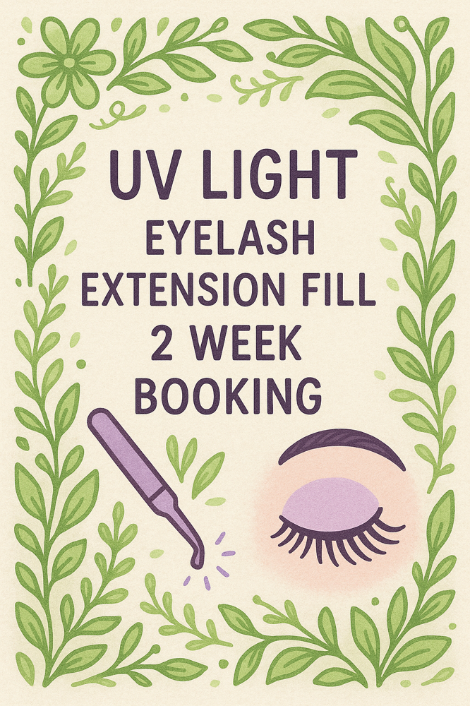 UV Eyelash Extension 2 Week Fill