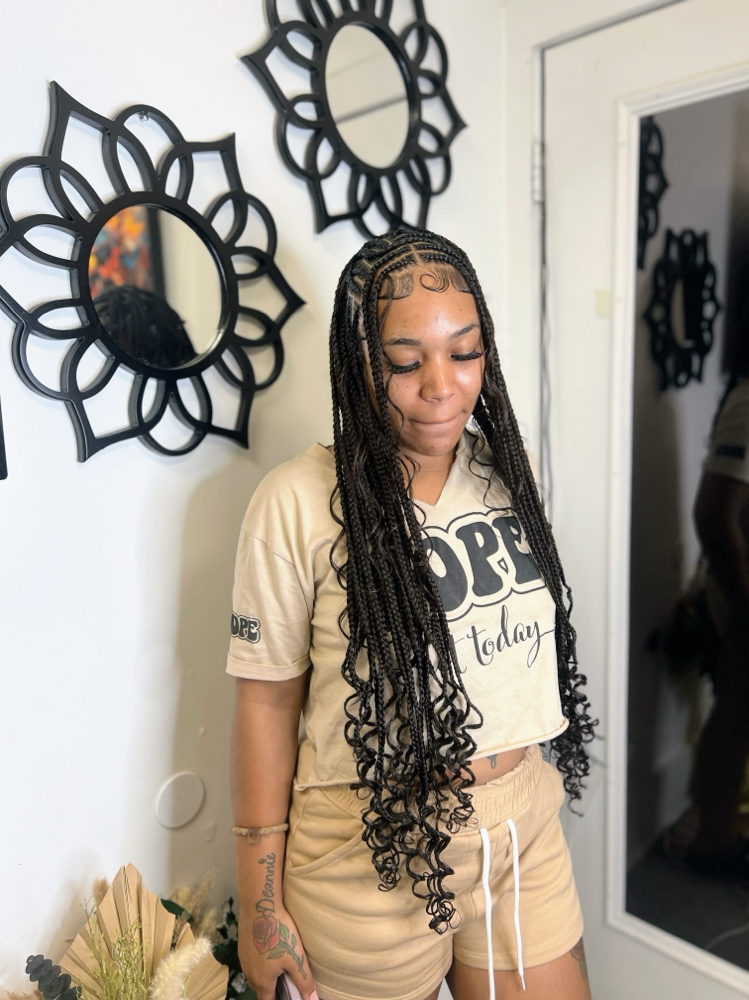 Tribal Boho Braids Butt Length