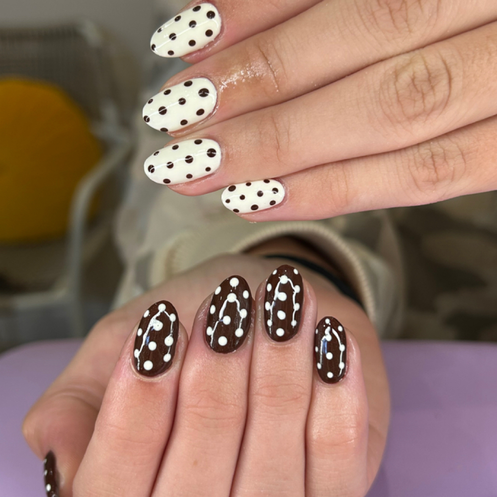 Full Polka Dots at Care’s Nail Bar in Rocky Top, TN