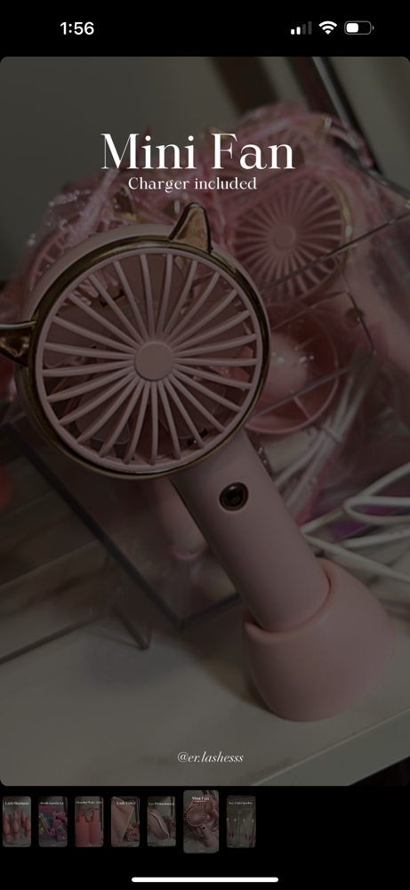 Mini Fans (with Charger)