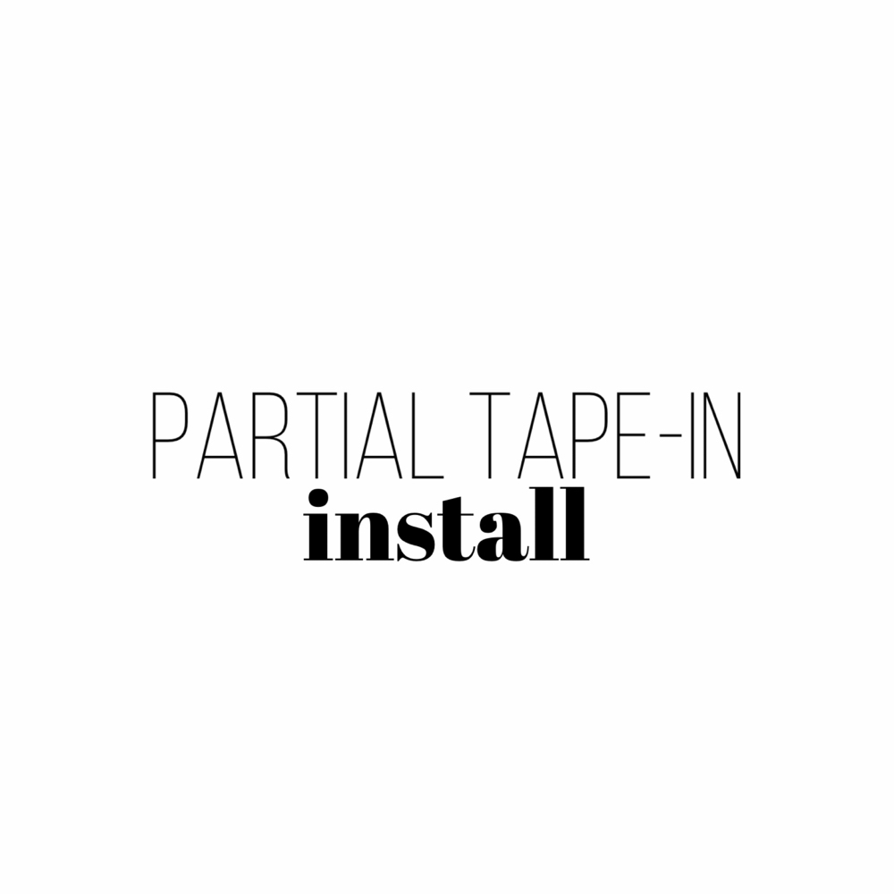 Partial Tape-In Install