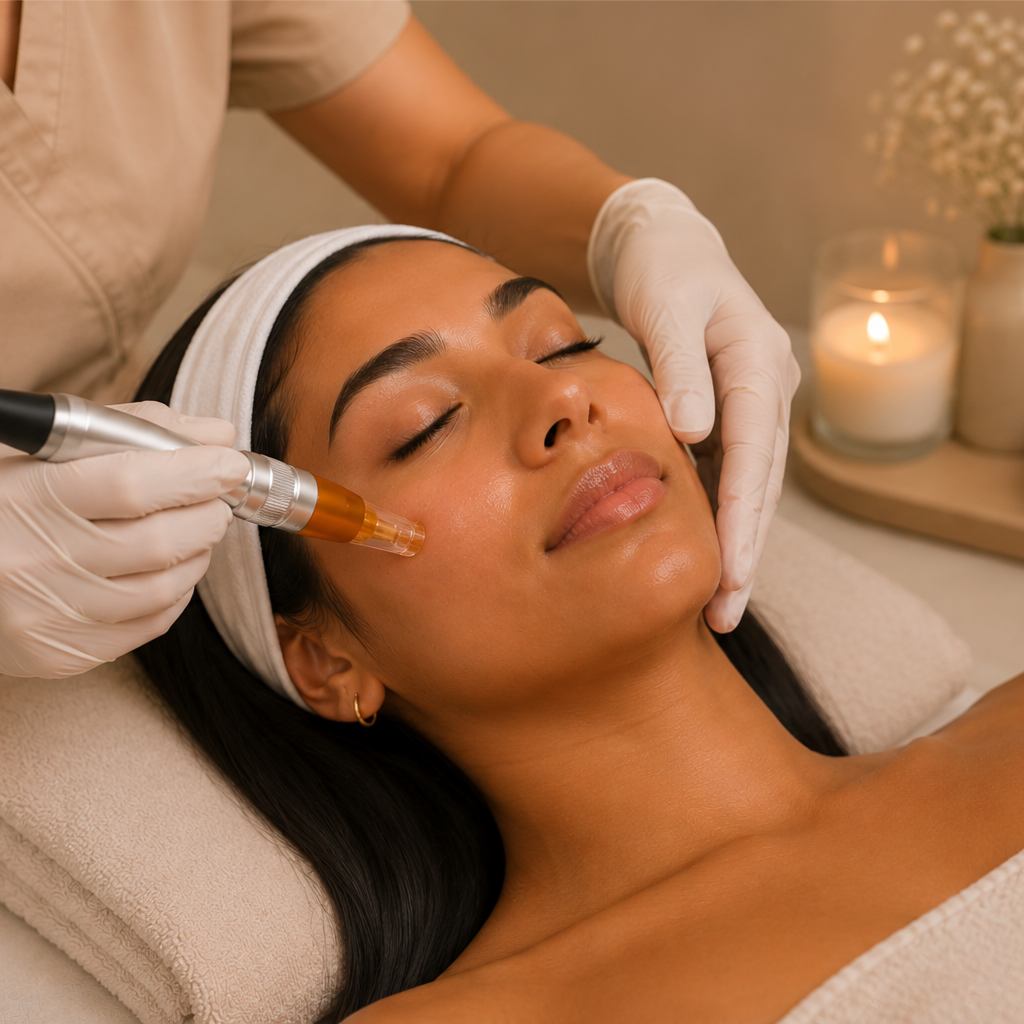 Micro-needling collagen at Evokingbeauty in Columbia, MD