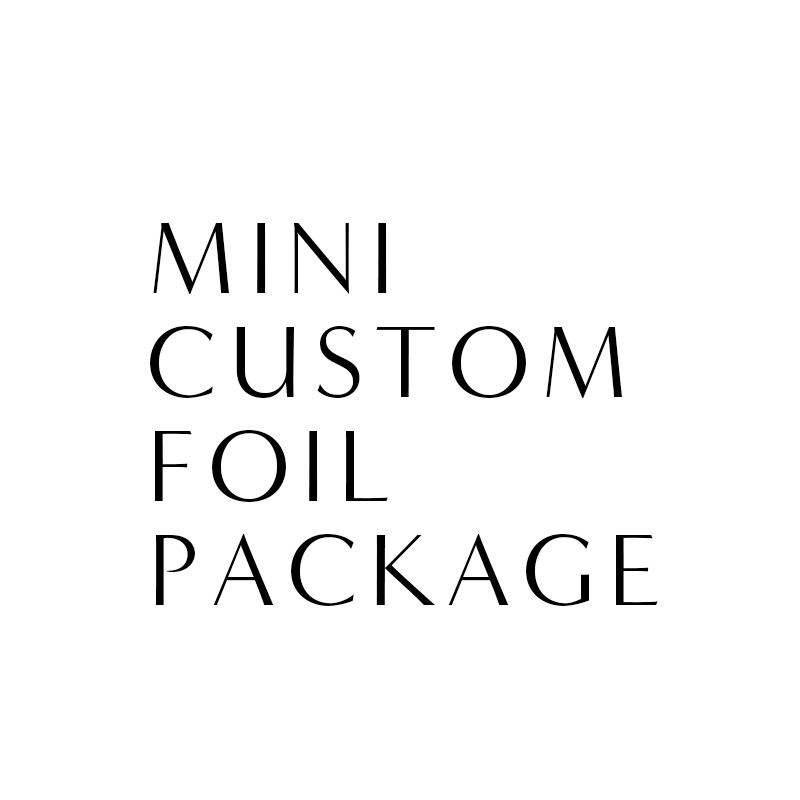 Mini Custom Foil Package