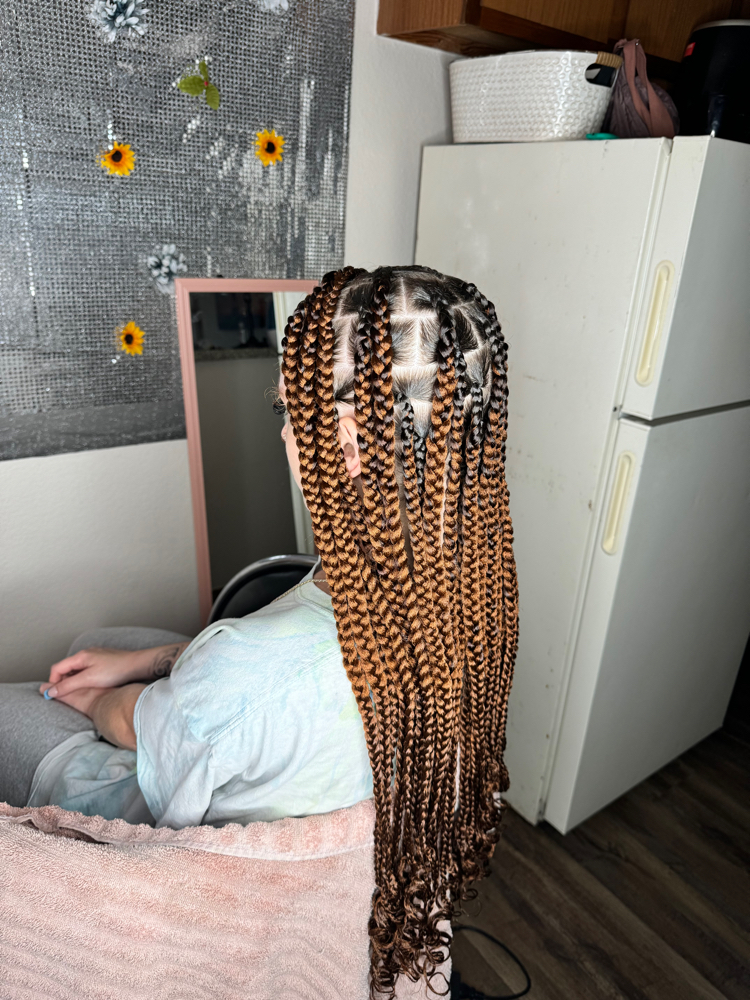 Large Knotless Braids at KNOWNBYKD in Oklahoma City, OK