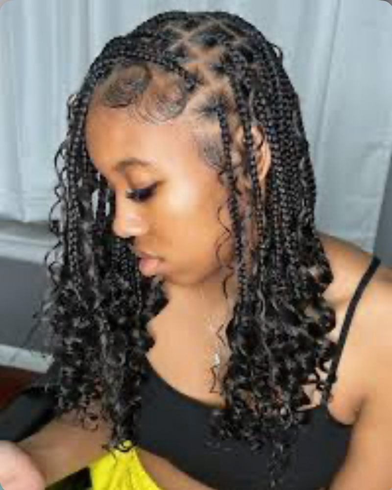 Goddess/bohemian Braids (Short)