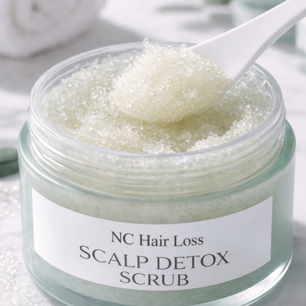 Clinical Scalp Detox Treatment at nchairlosscenter in Garner, NC