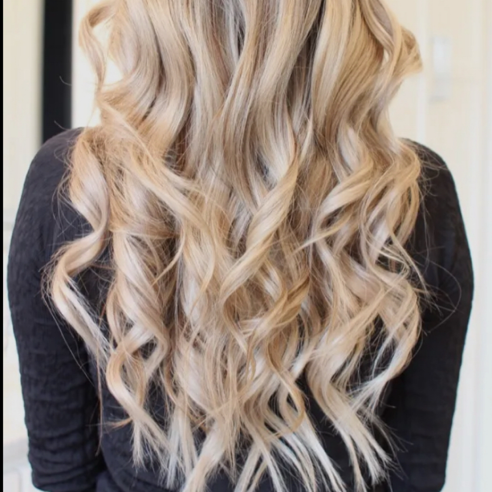 Extension Wash, blow dry & style at Sweet Eleven Hair Studio in Louisville, KY