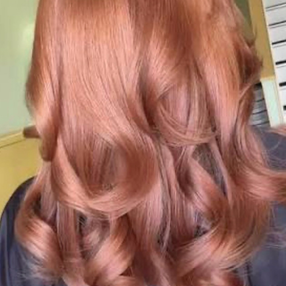 Root Color, Glaze, & Blowdry at Salon CC in Peabody, MA
