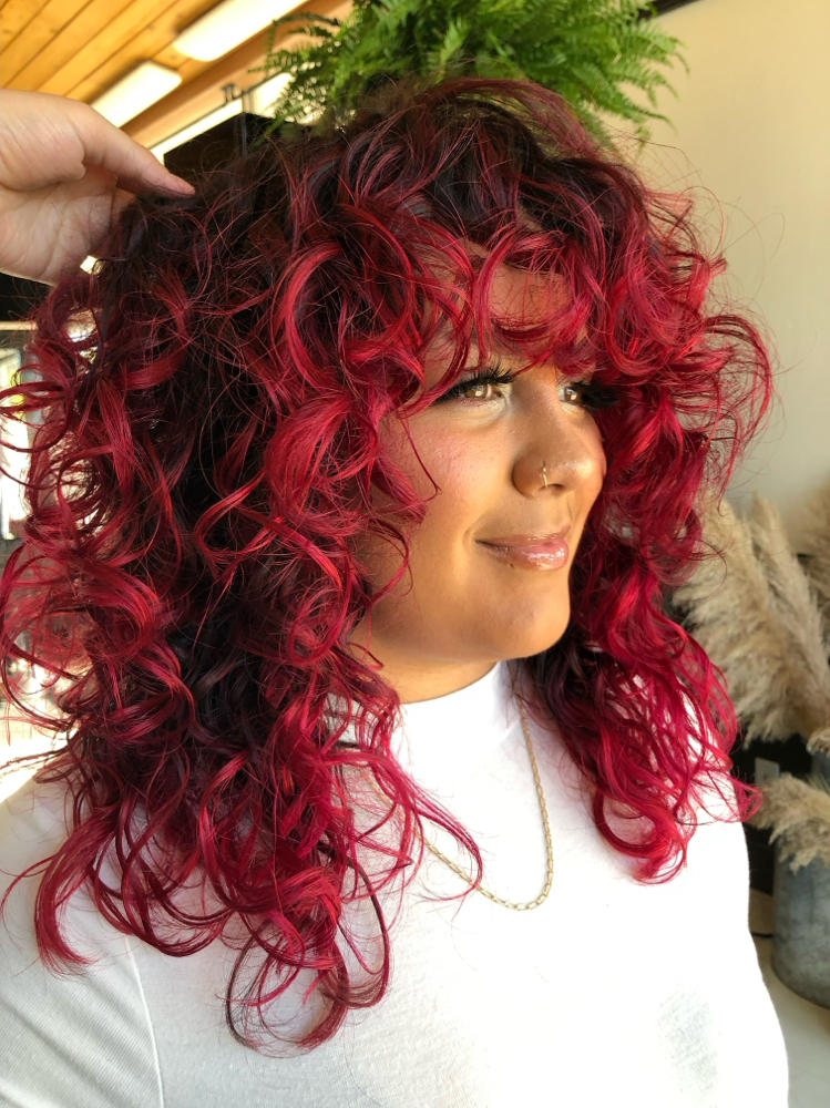 Curly Haircut at Danitza Eulalia in Vacaville, CA