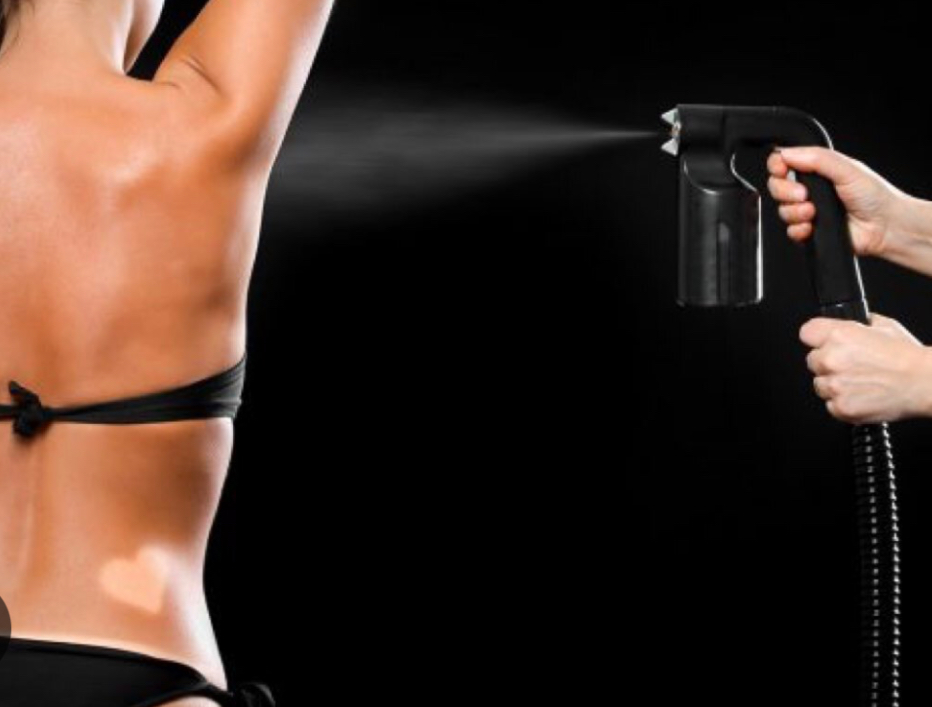 Violet-Based Spray Tan