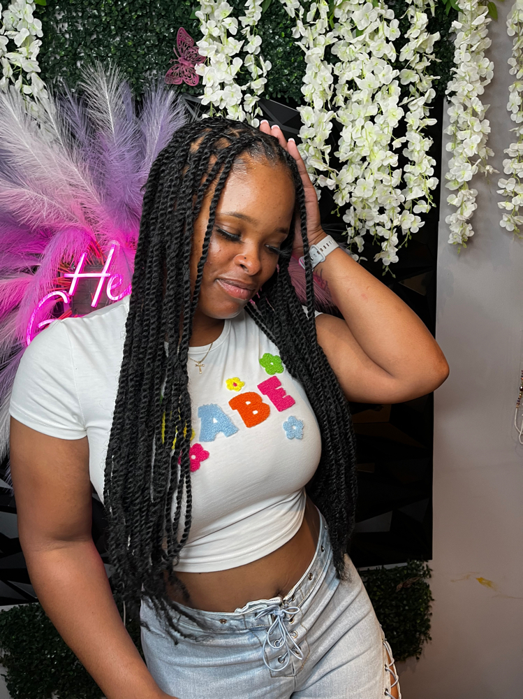 Extended 2 Strands at Mochas Lux Locs in Hinesville, GA