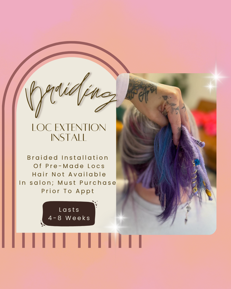 Loc Extension Install at Colorful Cosmo in Fair Grove, MO