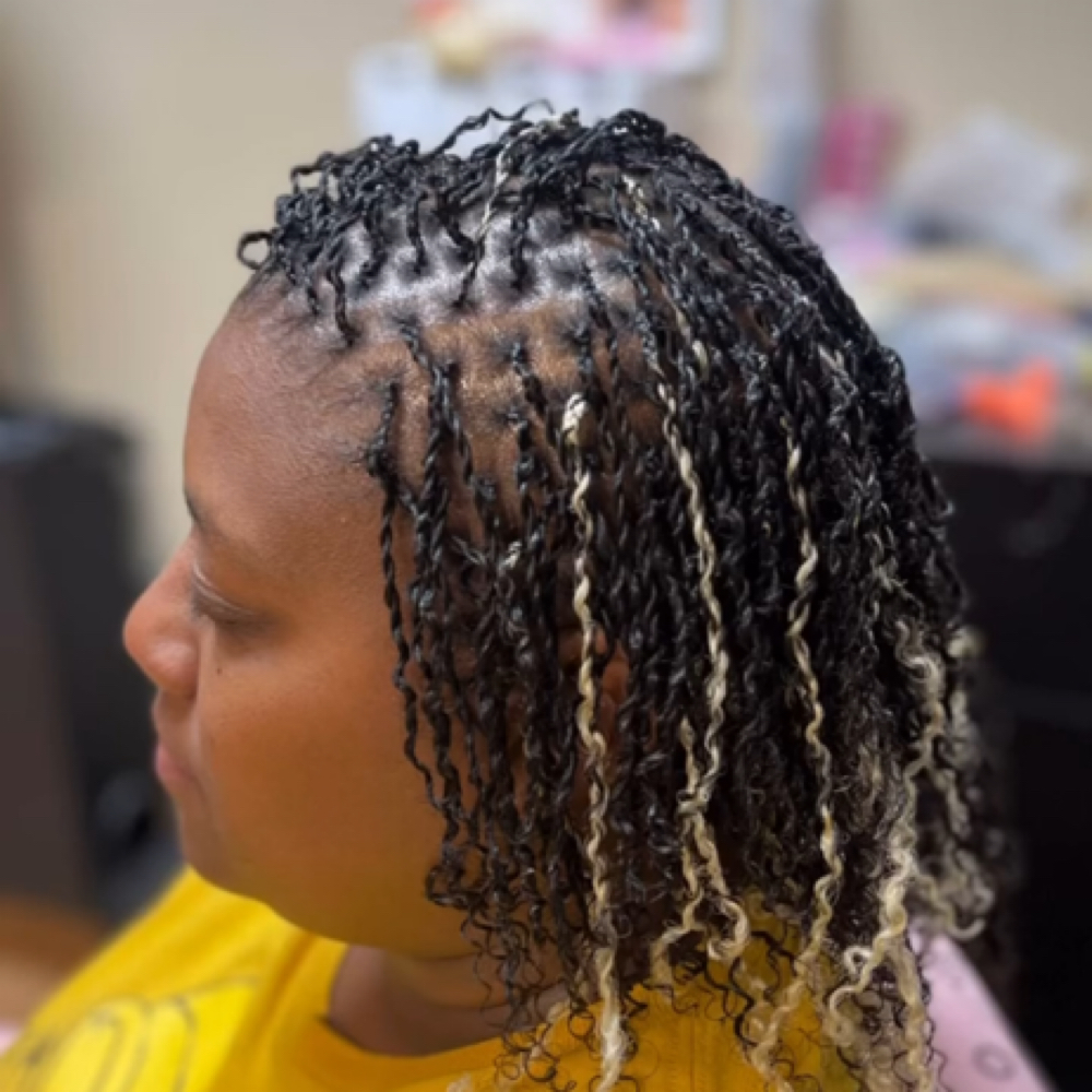 Permanent MicroLocs w/ Extensions at Growing Confidence in Michigan City, IN