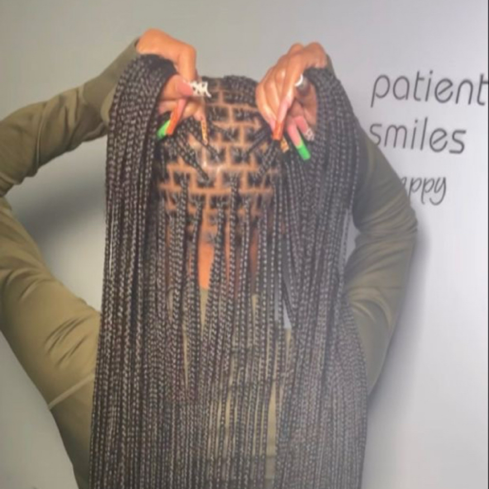 XS Knotless waist length braids at TheAirSaint LLC