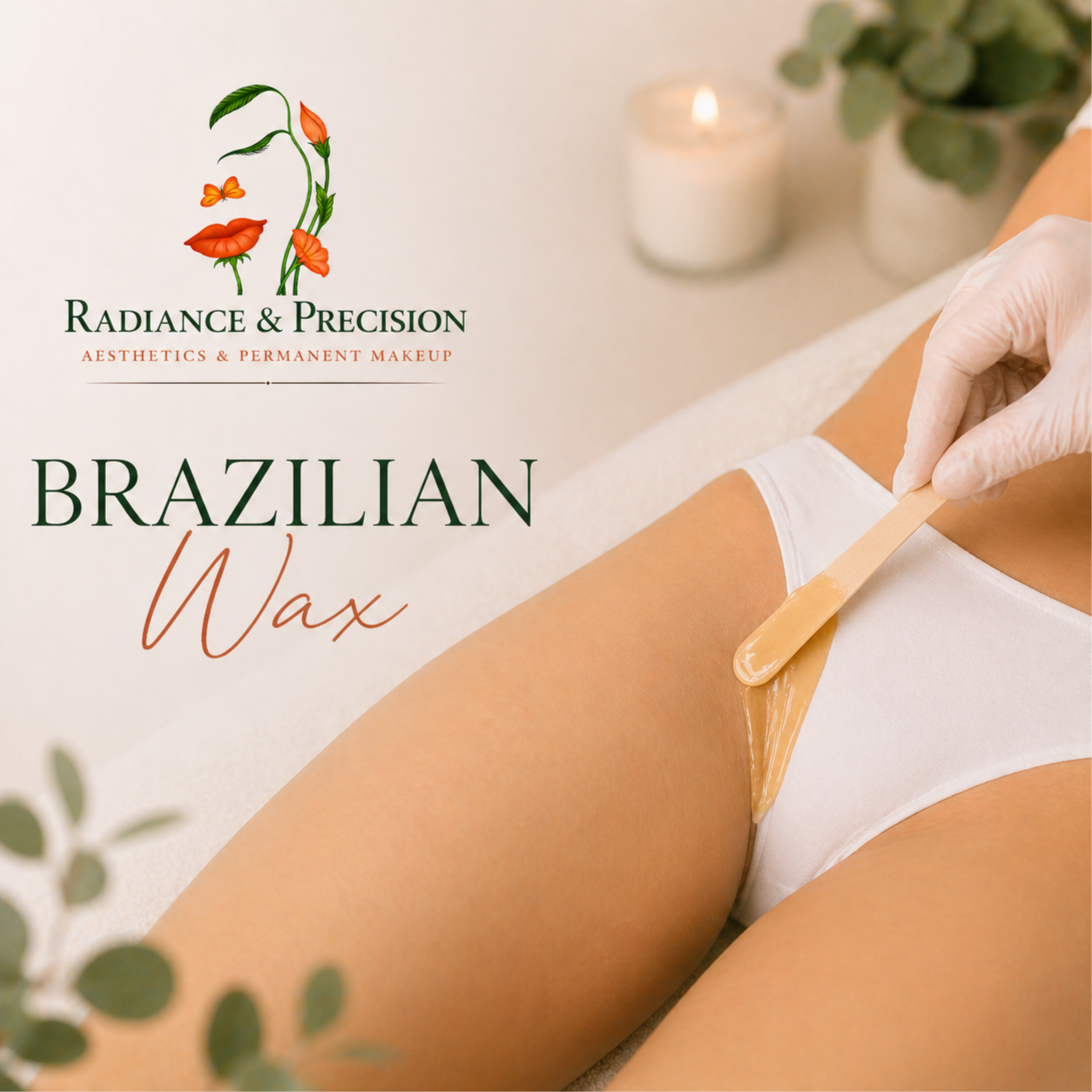 Waxing Brazilian (Women Only) $75 at Radiance & Precision Aesthetics LLC in Fort Myers, FL