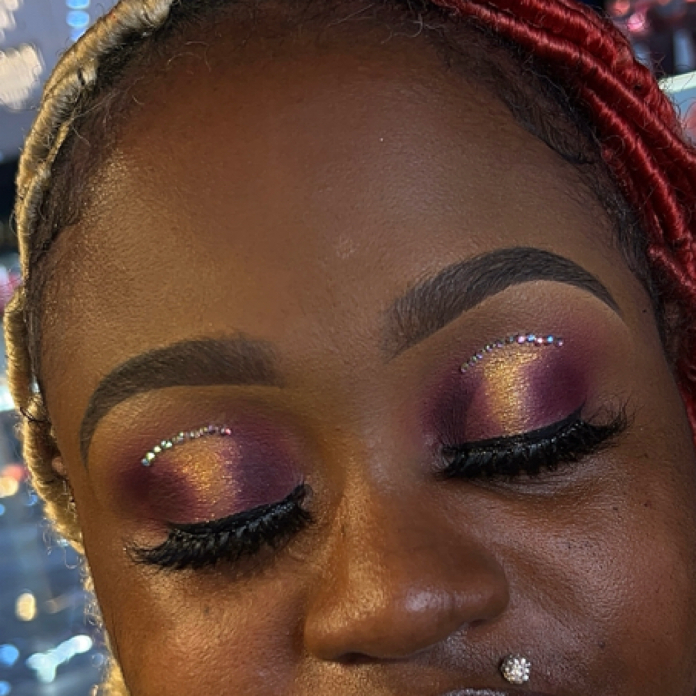 Glam Eyes: Includes Brow Fill In at The Pressed Nail Bar in Lithonia, GA
