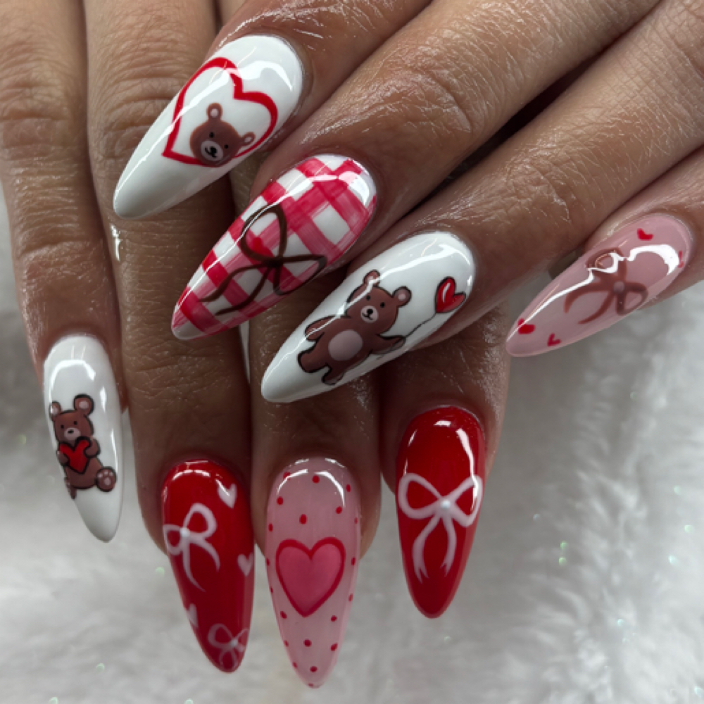 ADD ON NAIL ART at Pink & polished Nail Studio in El Paso, TX