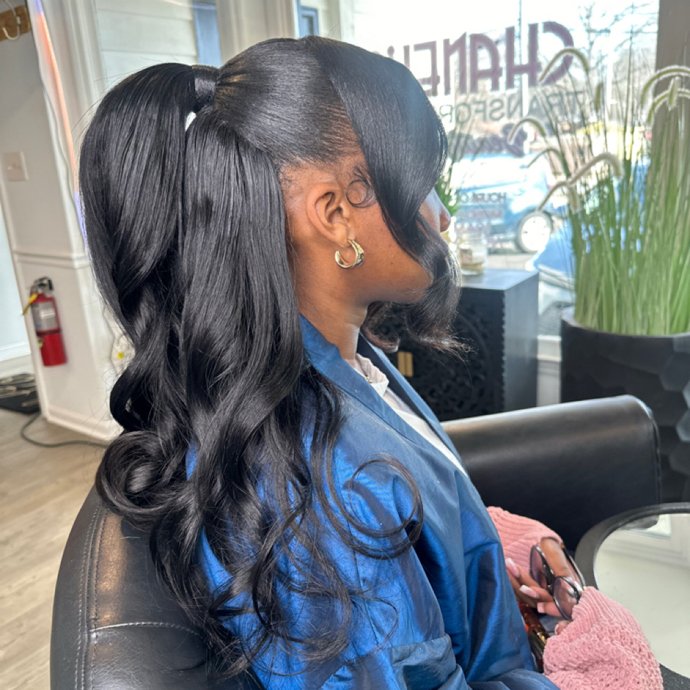 Half Up Half Down QW (Tues&Wed) at Chanel’s Transformation Beauty Bar in Warner Robins, GA