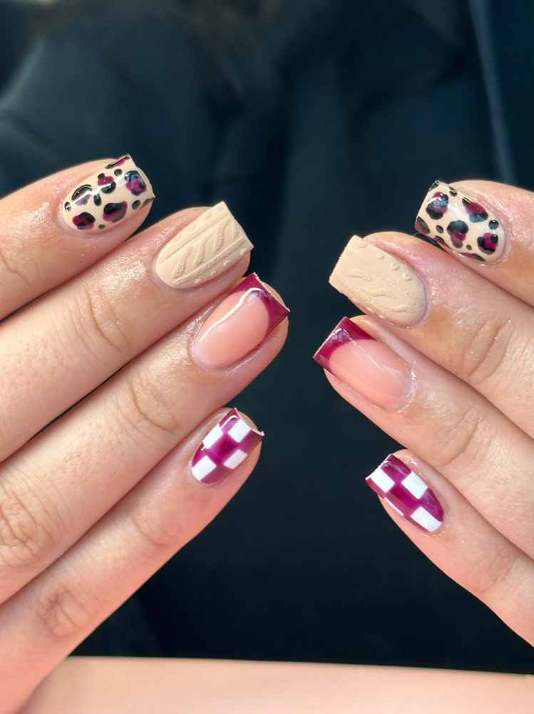 intermediate nail art