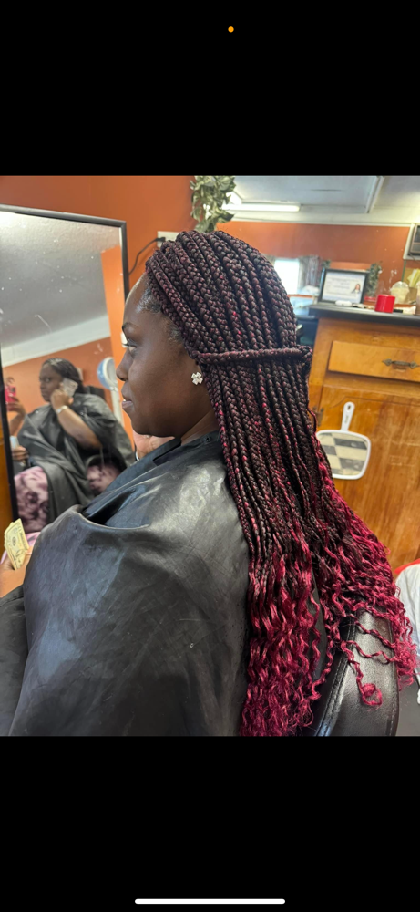 Medium Box Braids