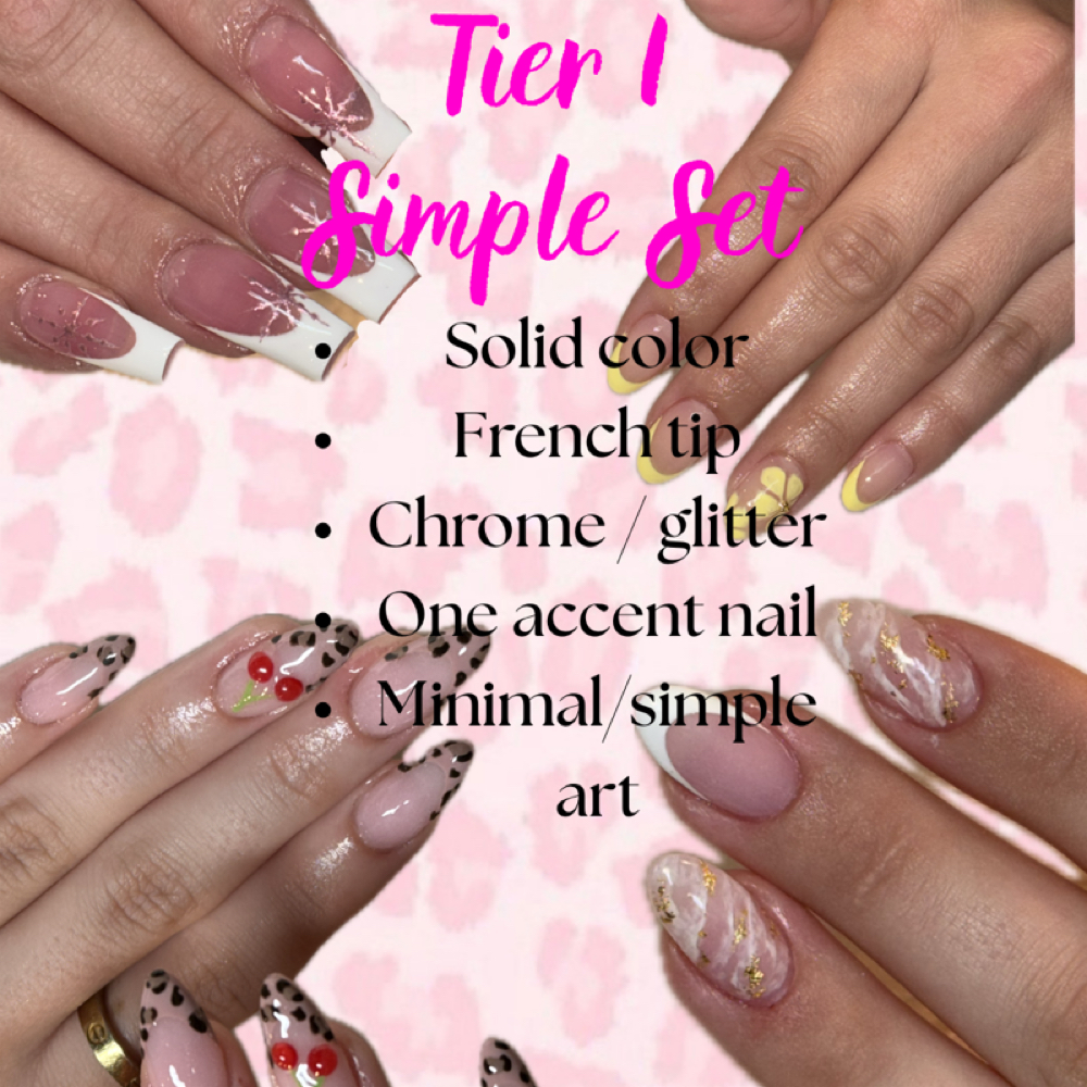 Tier 1 Simple Set at claws by emi in Papillion, NE