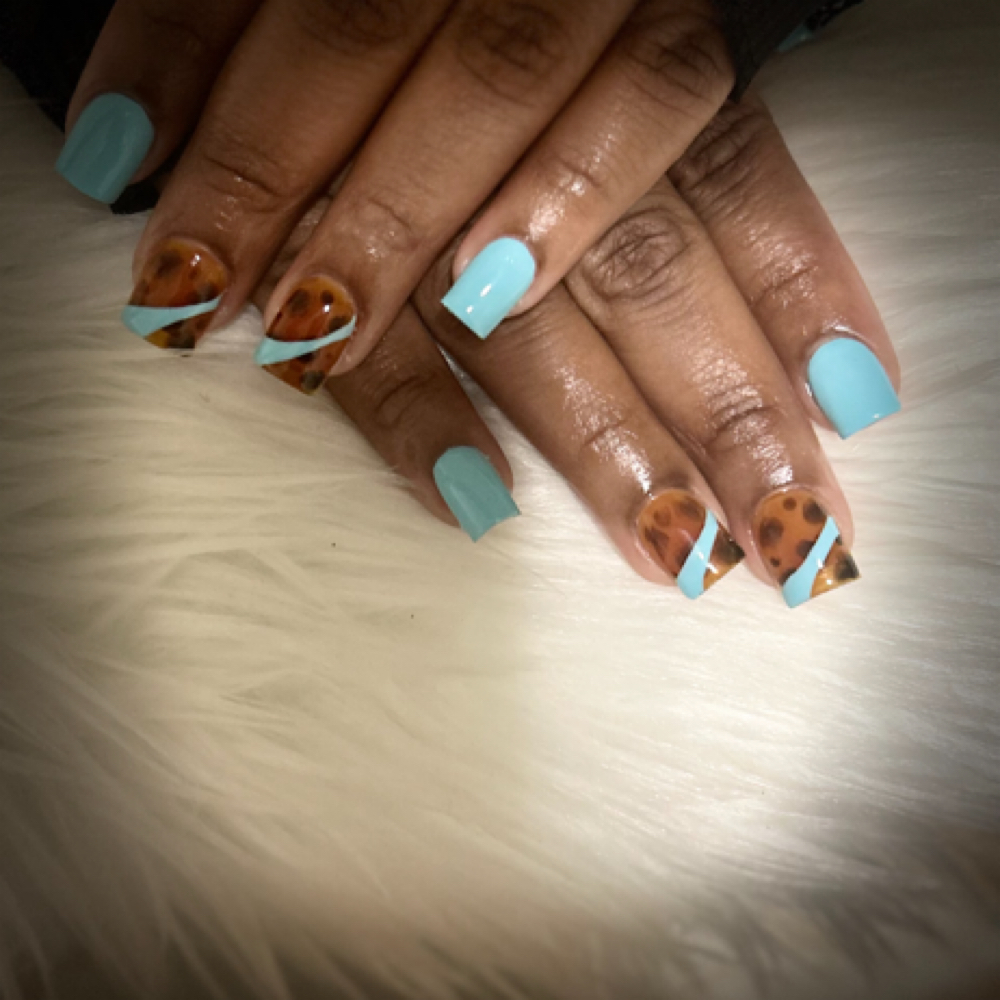 Gel polish on natural nails at Dolph's Nail Salon & Spa in Brandon, MS