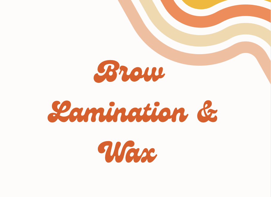 Brow Lamination & Wax