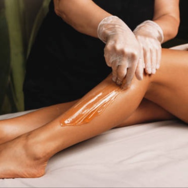 Waxing Half leg at Blossoms HTX Hair Studio in Spring, TX