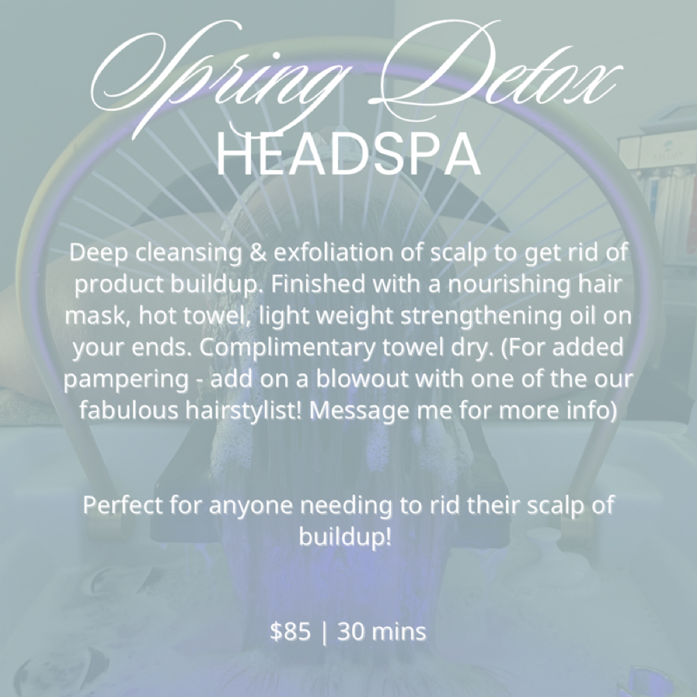 Spring Detox Head Spa at Merle Norman @ 5 Oaks in DeFuniak Springs, FL
