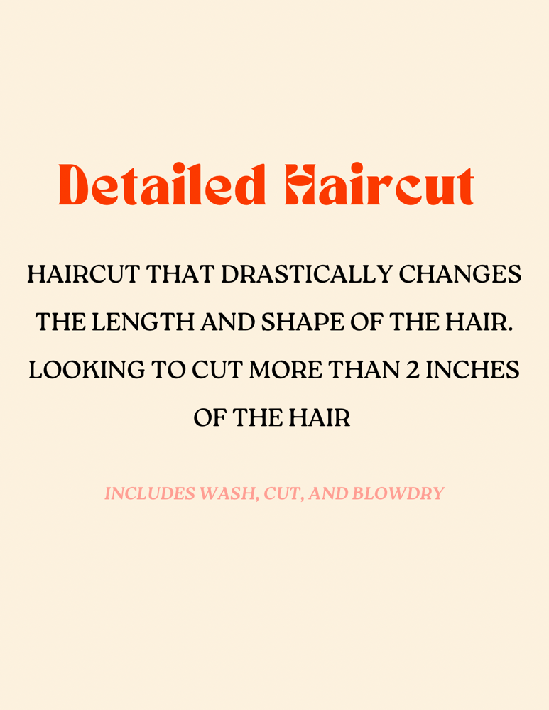 DETAILED HAIRCUT
