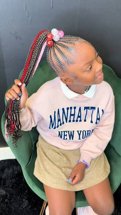Braided Ponytail Kids