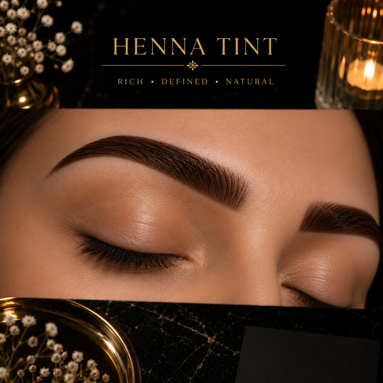 Brows - Henna Tint at Le Bijou Nails and Spa Salon in Houston, TX