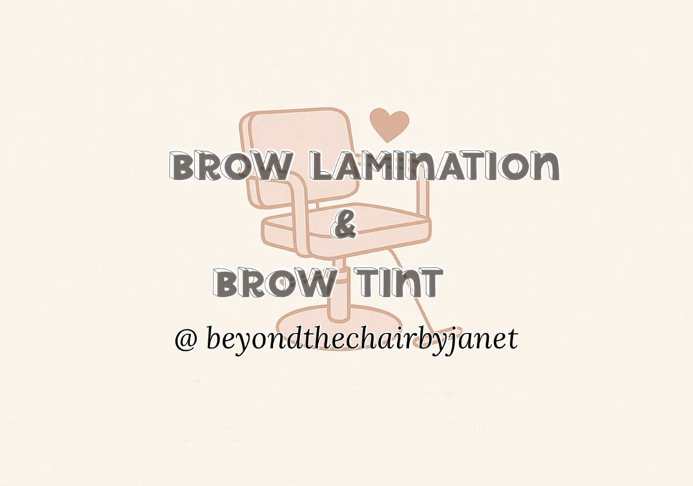 Brow lamination+tint