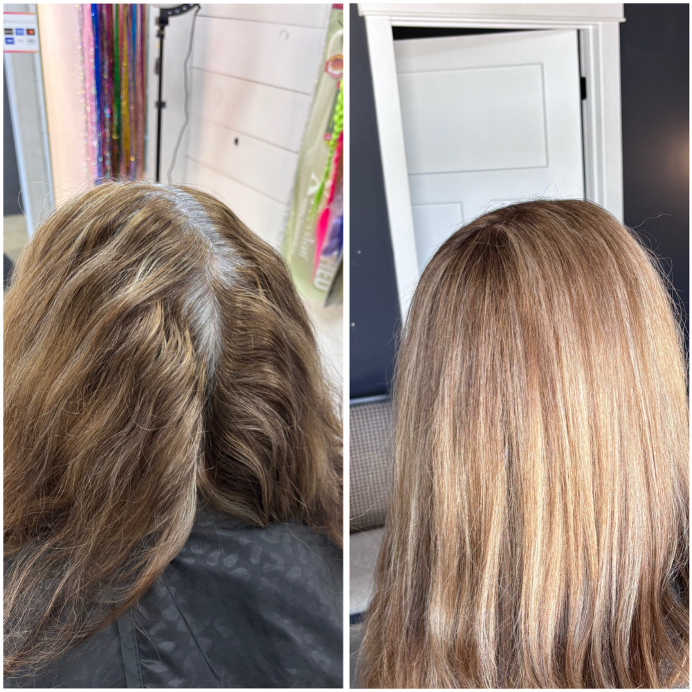 Root Touchup at Hannah @Glossed in Poplar Bluff, MO