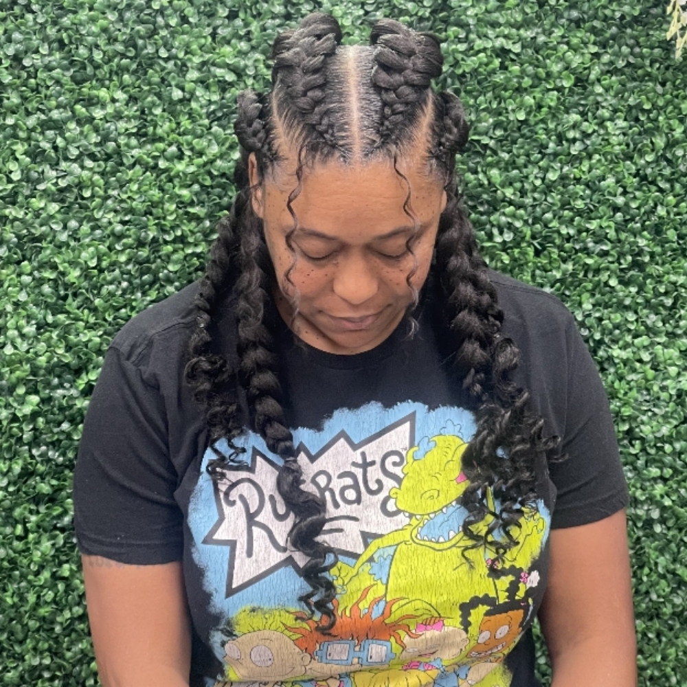 Large Butterfly Cornrows (5 Max) at Shear Genius Beauty Bar in Lafayette, LA
