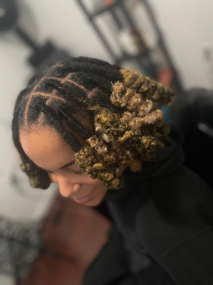 Premade Synthetic Loc Extentions at B. Nicole Beauty in Brooklyn, NY