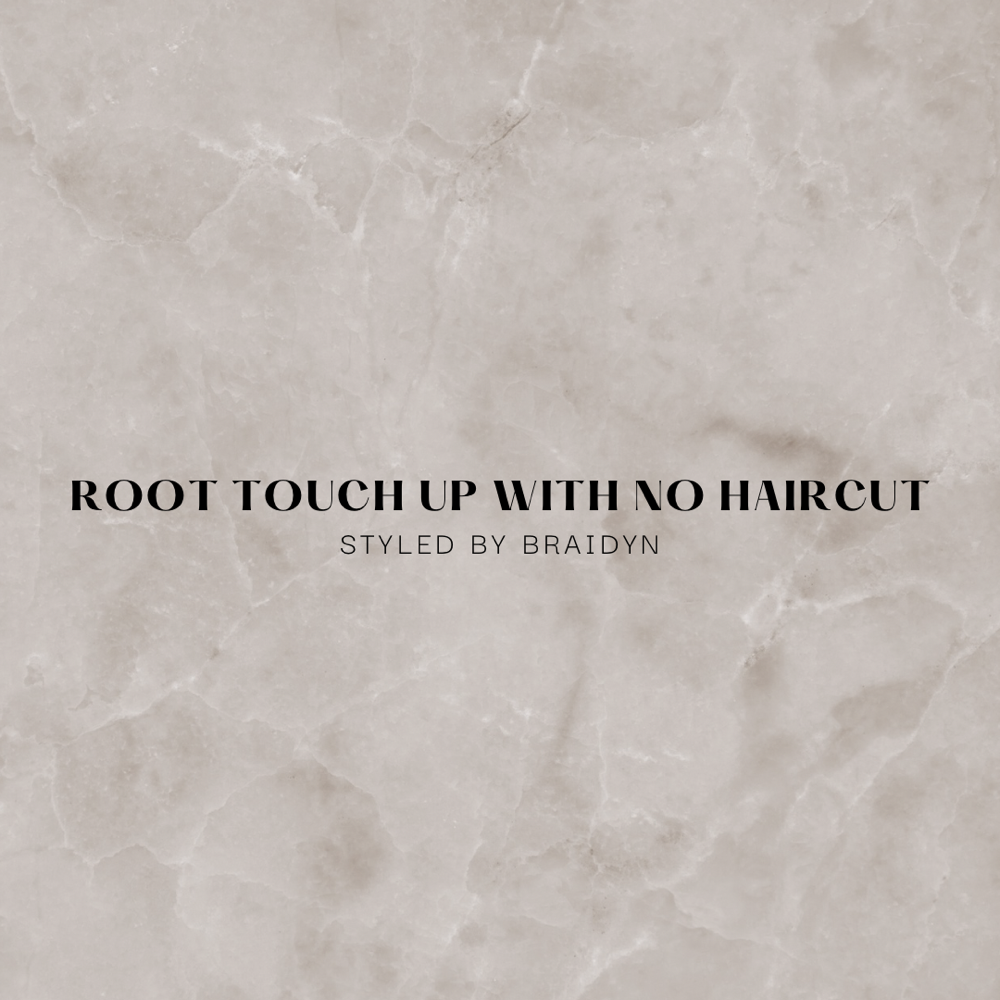 Root Touch Up with No Haircut