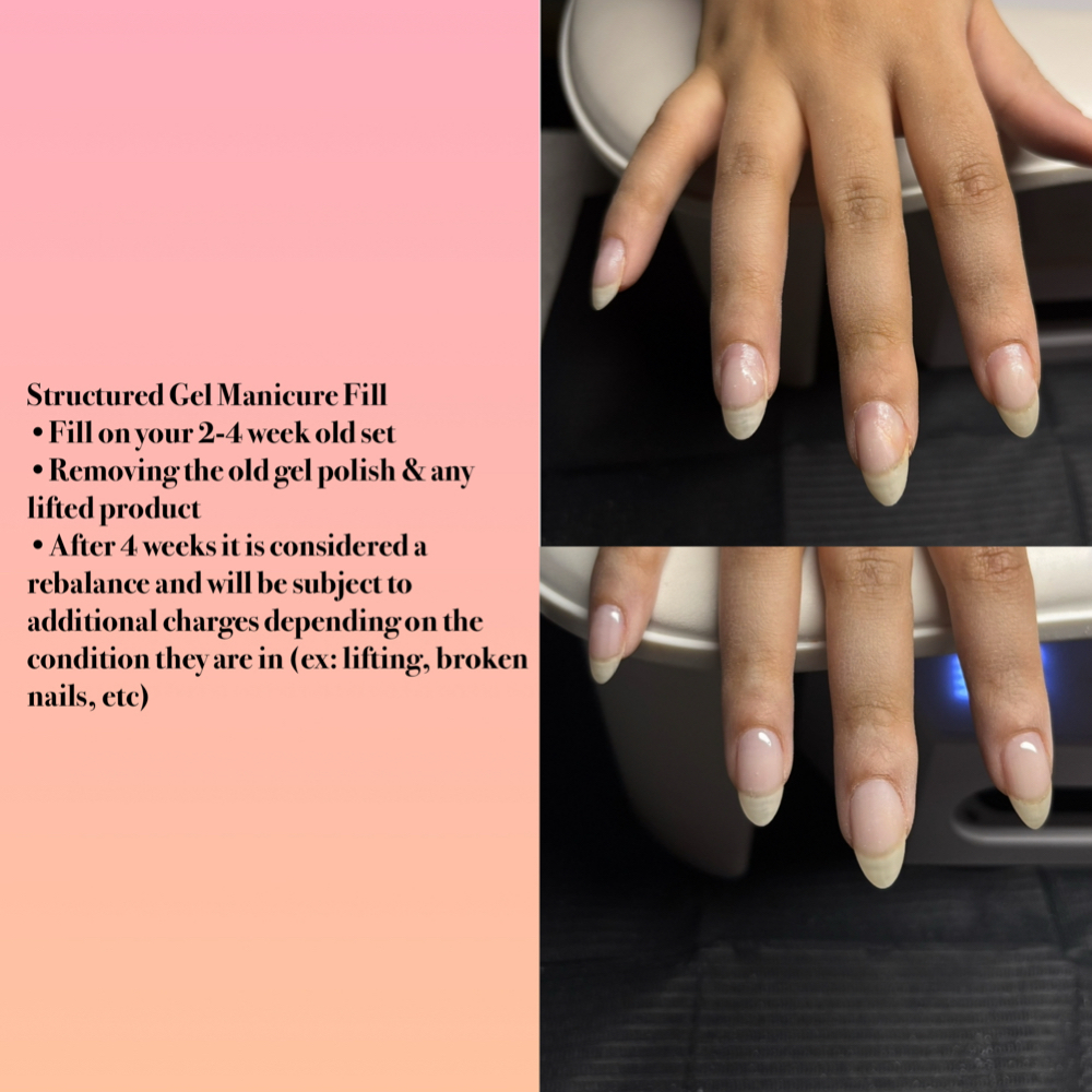Structured Gel Manicure Fill at JH Gel Creations in Anchorage, AK