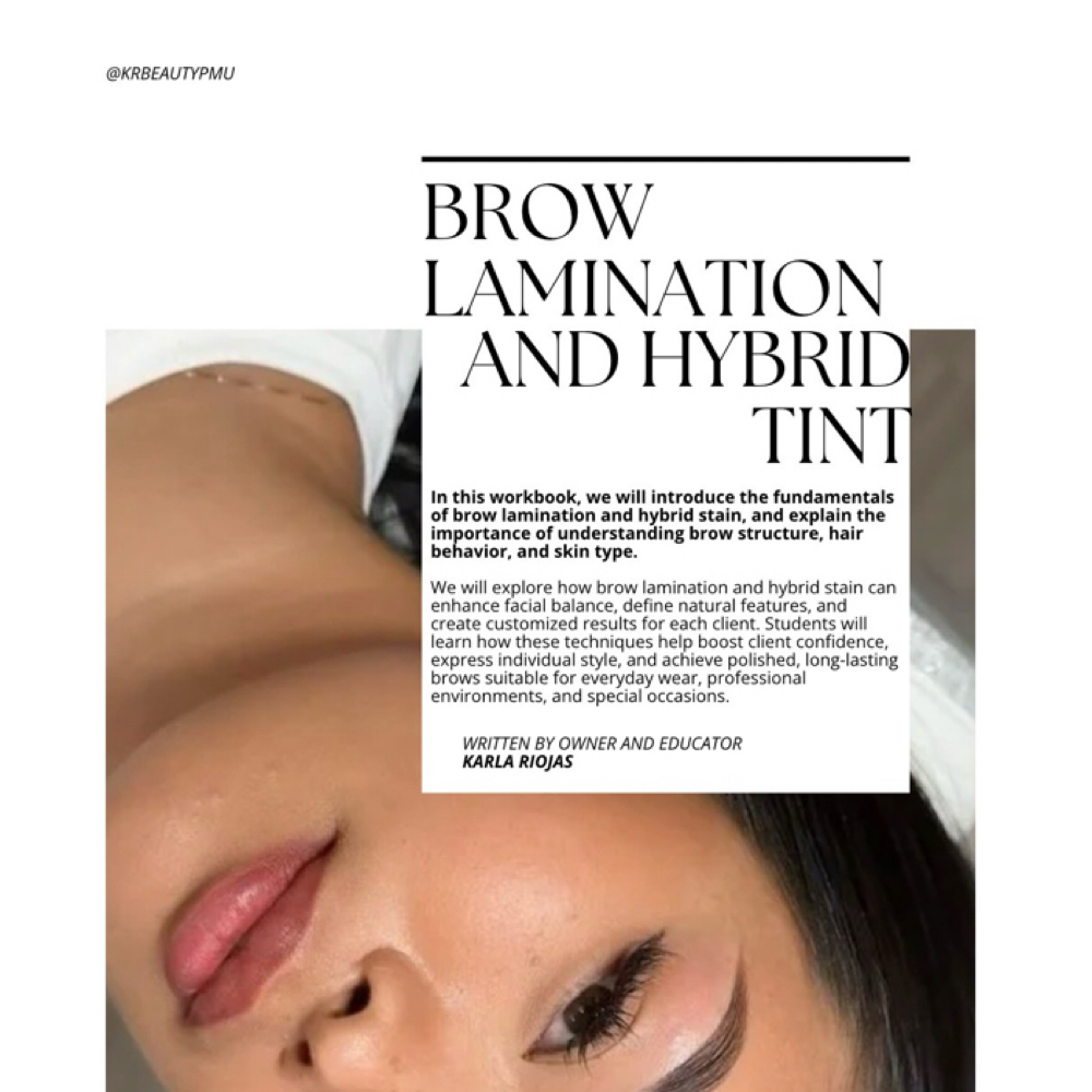 1:1 Brow Lamination & Hybrid Tint at KR BEAUTY STUDIO & ACADEMY in El Paso, TX