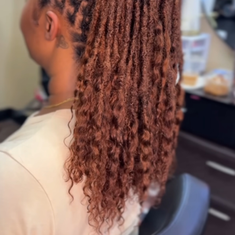 Crotchet Human Curls To End Of Locs at 51 Braids in Greenville, SC