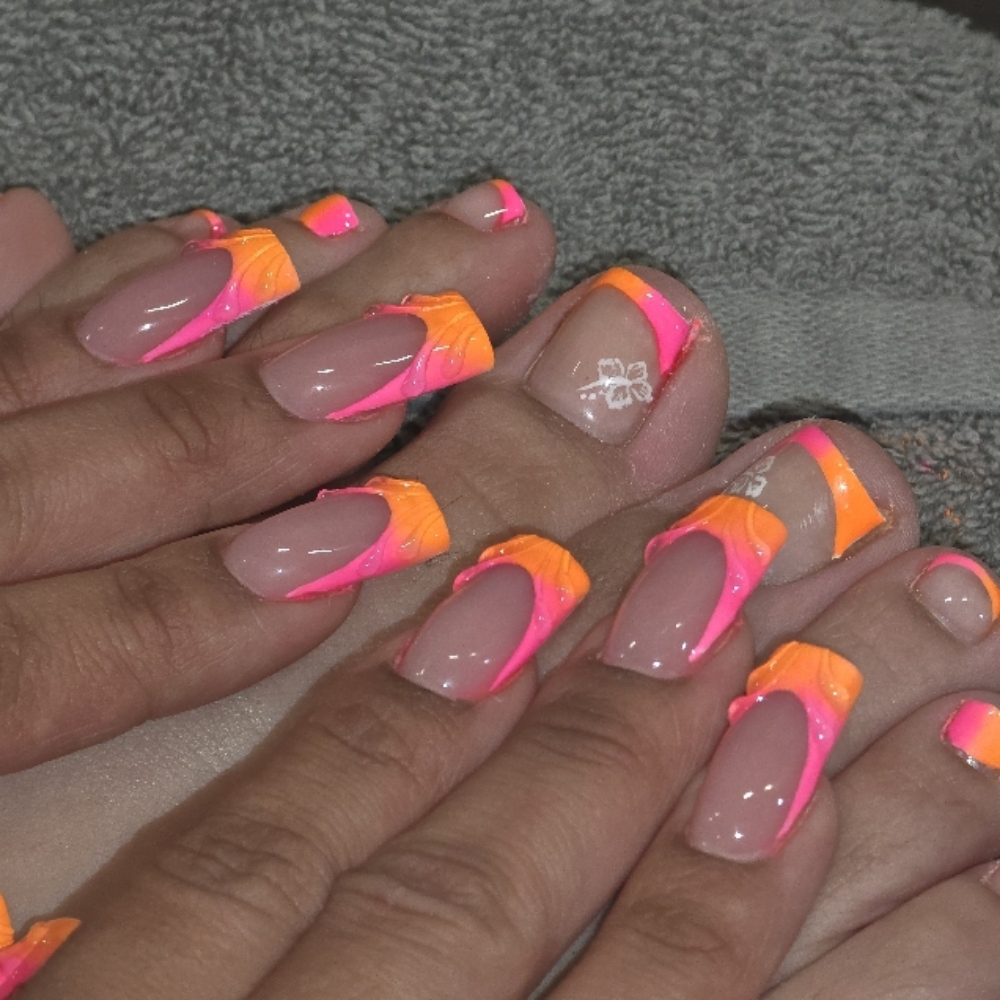Acrylic Nail/ Toes Combo at Polish Me Pretty in Bowling Green, KY